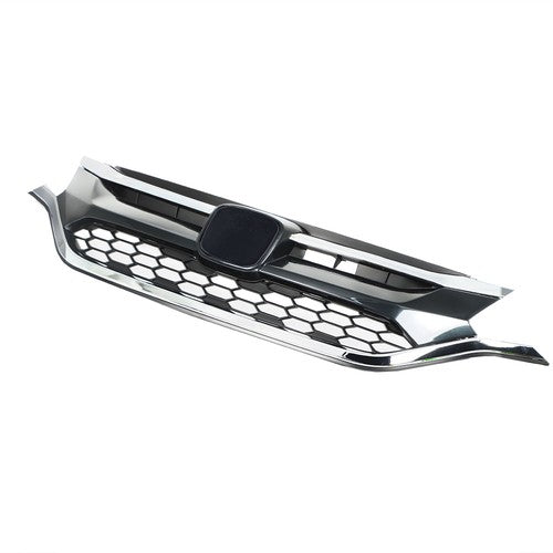 Solid Spare Front Bumper Cover Upper Trim + Lower Grille Replacement For Honda CRV 2015 2016