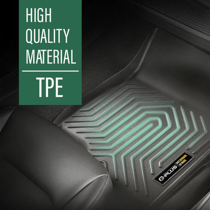 Solid Spare Fit For 1996-2002 Toyota 4Runner All Weather TPE Floor Mats Protection Liners