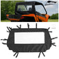 Solid Spare Black Soft Rear Panel Window/Dust Barrier For Arctic Cat Wildcat Trail 700