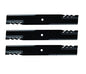 Solid Spare (3) Oregon 596-308 for Scag 48" 48110 481706 482877 Gator Mulching Blades