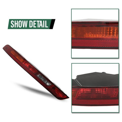 Solid Spare Fit For 2016-2018 Audi Q3 Rear Bumper Lower Tail Light Stop Lamp Left Side