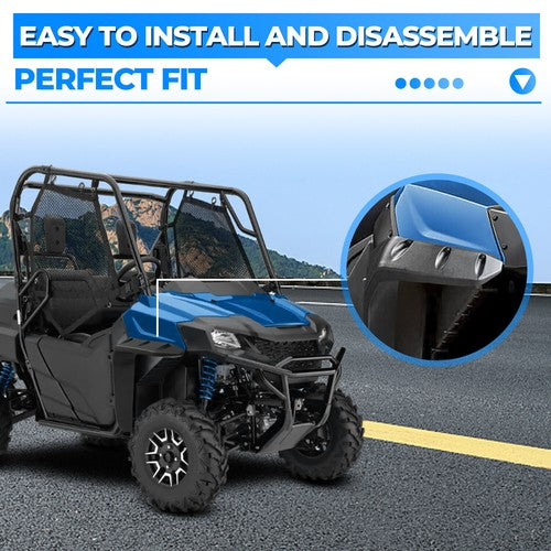 Solid Spare For Honda Pioneer 700 2/4 2014-2021 Pair Front Fender Flares # 08P70-HL3-600