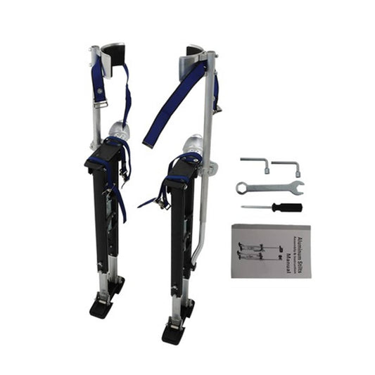 Solid Spare Painting Stilt 36" - 48" Drywall Stilts Adjustable Aluminum Alloy Tool Black