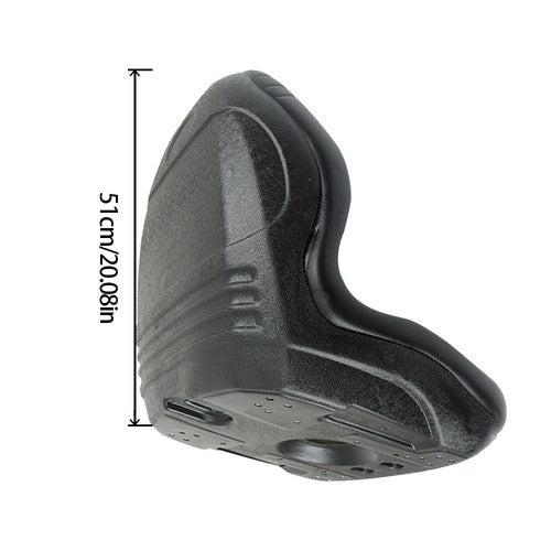 Solid Spare Seat Fits For John Deere Skid Steer 240 250 315 328D 332 7775 ETC - Black