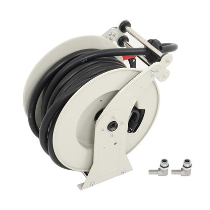 Solid Spare 3/4" x 50' Fuel Hose Reel Retractable Diesel Hose Reel Auto Refueling Gun USA