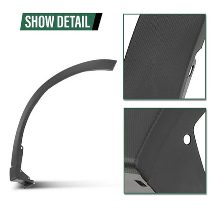 Solid Spare Fit For 19-21 Subaru Forester Front Left+Right Fender Flare Wheel Arch Molding