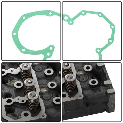 Solid Spare US For Mitsubishi S4S Engine Complete Cylinder Head Assembly & Full Gaskets