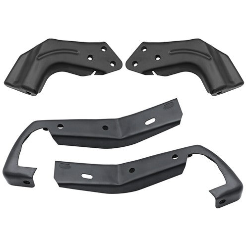 Solid Spare Black Metal Front Bumper Brackets Compatible 94-00 Chevrolet&GMC C-K Series 2pcs