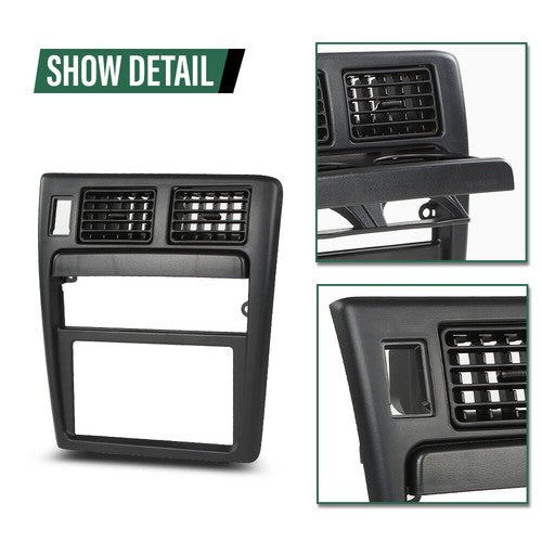 Solid Spare For 95-97 Toyota Tacoma Dash Center Air Vent Radio Bezel Trim Panel Cup Holder