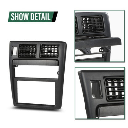 Solid Spare For 95-97 Toyota Tacoma Dash Center Air Vent Radio Bezel Trim Panel Cup Holder