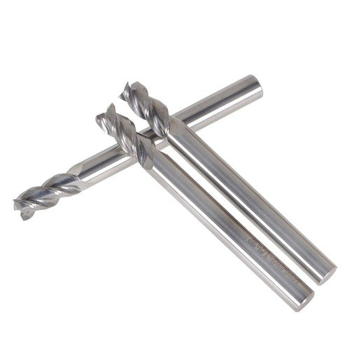 Solid Spare 3 Pcs 1/4" NEW Alu-Power 3 Flute Regular Carbide End Mill For Aluminum