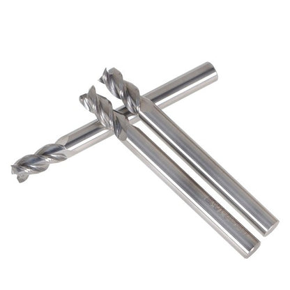 Solid Spare 3 Pcs 1/4" NEW Alu-Power 3 Flute Regular Carbide End Mill For Aluminum