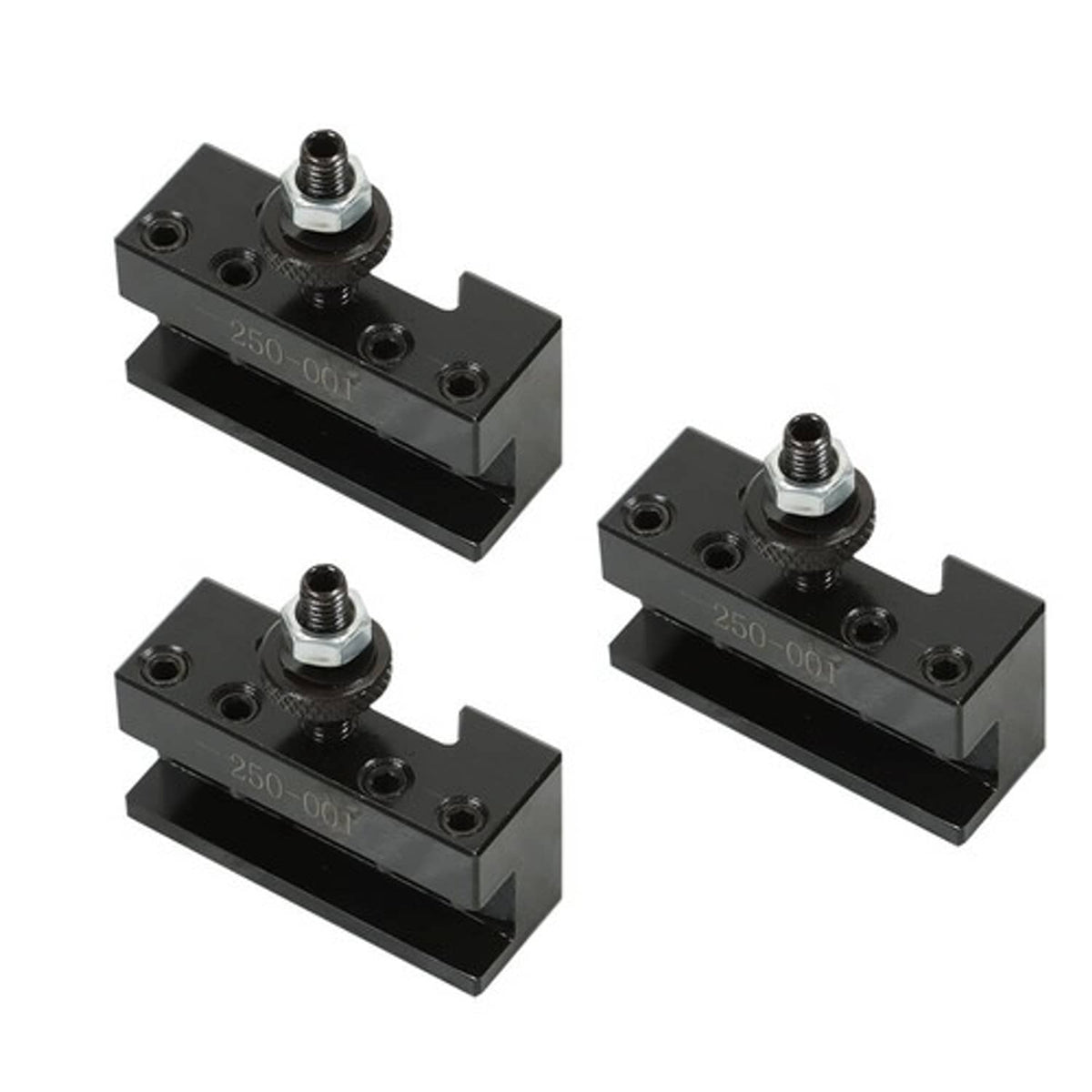 Solid Spare New 3PCS #1 Quick Change Turning & Facing Lathe Tool Post Holder 250-001 OXA
