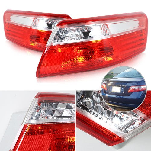 Solid Spare Red Rear Brake Tail Lights Assembly Left Right For Toyota Camry 2007 2008 2009