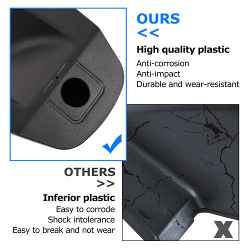 Solid Spare Fit Freightliner Benz Sprinter 1500 18-20 23 Black Plastic Rear Camera Housing