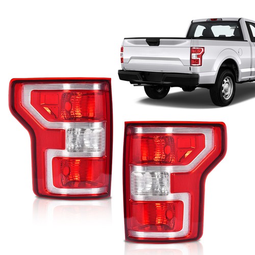 Solid Spare Fit For 2018-2020 Ford F-150 Pickup Rear Tail Lights Brake Lamps w/o Bulbs