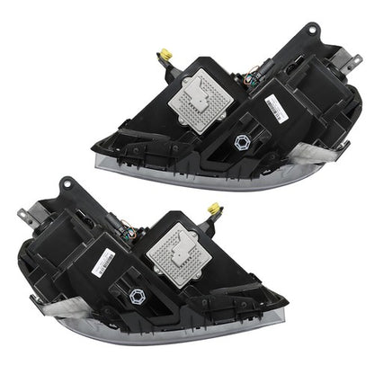 Solid Spare Headlights Replacement Pair w/ LED Tube For GMC Acadia 2013-2016 LH+RH Halogen