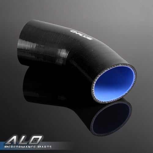 Solid Spare Fit For 51mm - 63mm 45 Degree Hose Turbo Silicone Elbows Coupler Pipe Tube Black