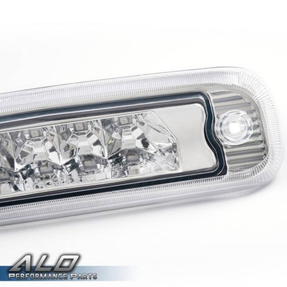 Solid Spare Clear Lens LED 3rd Tail Brake Light Rear Stop Lamp Fit For 97-01 Jeep Cherokee