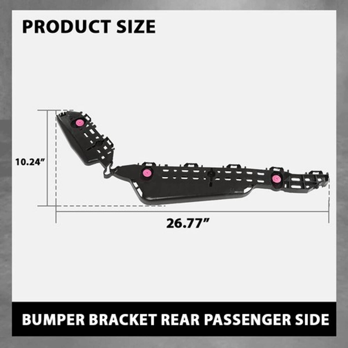Solid Spare Raer Bumper Bracket Fit For 20-24 Toyota Highlander Right Side TO1143137