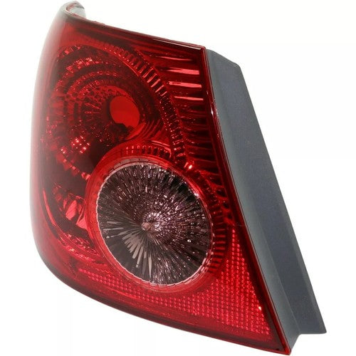 4PCS Rear Tail Lights Lamp Clear & Red Lens For 2003 04 2005-2008 Toyota Corolla
