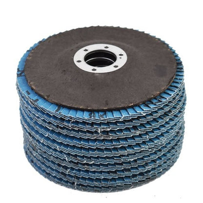 Solid Spare T29 100Pack 4.5''x7/8'' 80 Grit Premium Zirconia Flap Disc Sanding Grinding