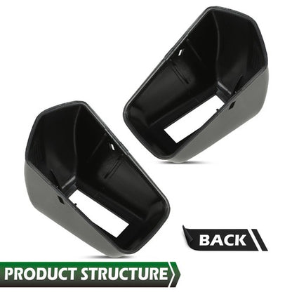 Solid Spare Fit For 1967-1972 A-Body Front Bench / Bucket Seat Plastic Belt Retractor Covers