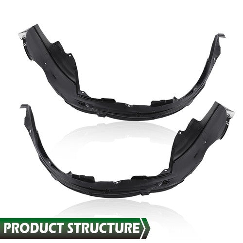 Solid Spare Fit For 12-16 Honda CRV CR-V Front Left+Right Fender Liner Splash Shield