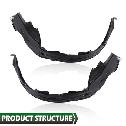 Solid Spare Fit For 12-16 Honda CRV CR-V Front Left+Right Fender Liner Splash Shield