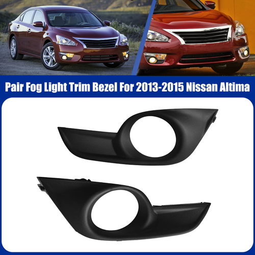 For 2013-2015 Nissan Altima Fog Light Bezel Cover Driver & Passenger Side 13-15