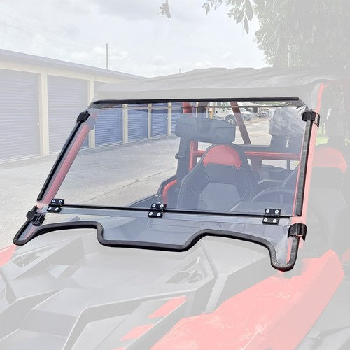 Solid Spare Heavy Duty Full Flip Down Windshield For Polaris RZR XP 1000/ 4 1000 2019-2023