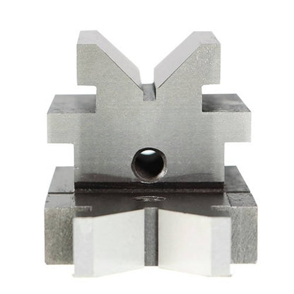 Solid Spare Percision 3-1/2" x1-7/8" x1-7/8" Angle V-Block W/ Clamp Set Accuracy 0.0003"