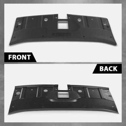 Solid Spare Fit For 21-24 Jeep Grand Cherokee Radiator Support Cover | Upper | Sight Shield