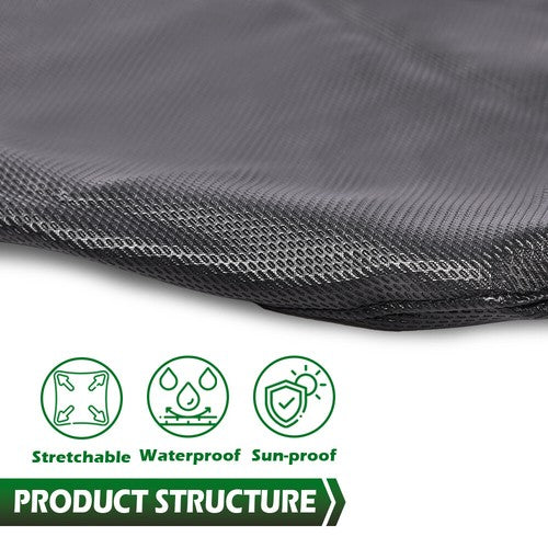 Solid Spare Fit For 2009-2016 Polaris Sportsman 550 850 XP Seat Cover Standard Black Color
