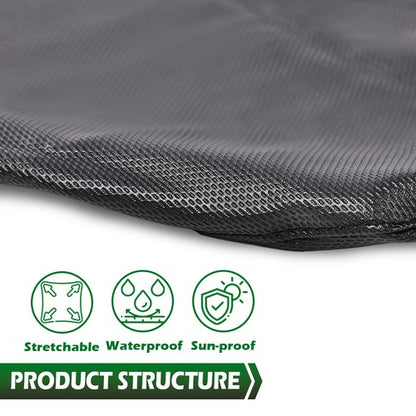 Solid Spare Fit For 2009-2016 Polaris Sportsman 550 850 XP Seat Cover Standard Black Color