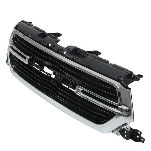 Solid Spare New Front Upper Center Mesh Assembly Grille Plastic For Dodge Ram 1500 2019-2022