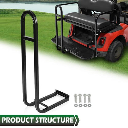Solid Spare Fit For Yamaha EZGO Club Car Golf Cart Black Universal Rear Seat Safety Grab Bar
