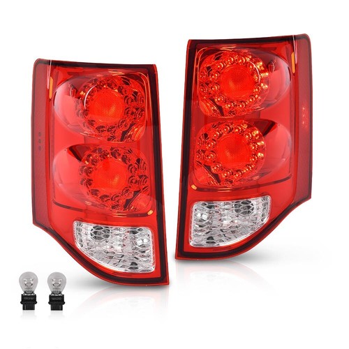 Solid Spare Fit For 2011-2020 Dodge Grand Caravan LED Tail Lights Lamp Driver&Passenger Side