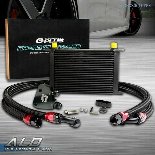 Solid Spare Fit For LS1 LS2 LS3 10AN 25 Row GM Engine Oil Cooler Kit + Sandwich Plate Kit