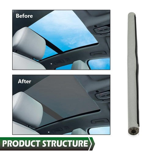 Solid Spare Sunroof Sunshade [Corn Gray] Fit For VW Sharan Tiguan Golf Audi Q5 1K9877307B
