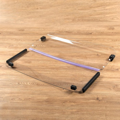 Solid Spare For 1985-1995 Yamaha G2 / G9 Models Clear Folding Golf Cart Windshield