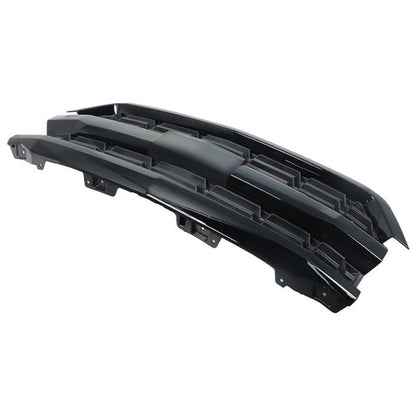 Solid Spare For Chevrolet Silverado 1500 2016-2018 Upper Black Mesh Grille Bumper Assembly
