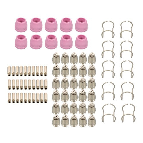 Solid Spare KIT TIPS CUT50 60Amp 80pcs SG-55 AG-60 WSD-60 Plasma Cutter Torch Consumables