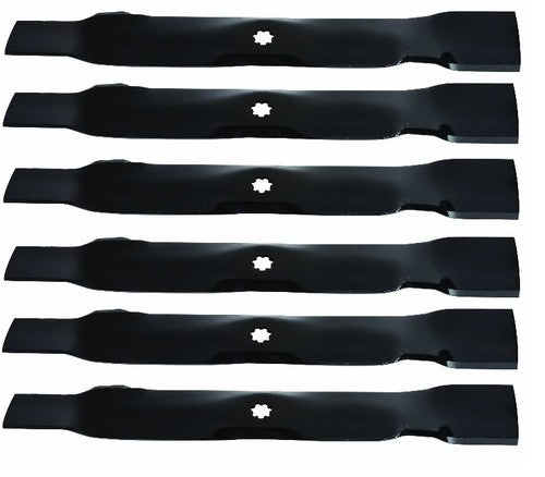 Solid Spare (6) 42" Mower Deck Blades for John Deere AM137333, D110, D120, D100