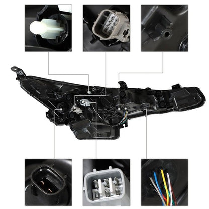 Solid Spare Headlight Headlamp Fit For Toyota Corolla 2020-2021 Left & Right Side LH RH