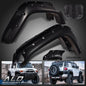 Solid Spare 4X Fit For 07-14 Toyota FJ Cruiser Pocket Rivet Wheel Fender Flares Smooth Black