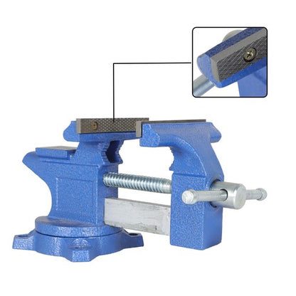 Solid Spare 4-1/2" Multi-purpose Rotating Bench Vise Swival 240 Degree Heavy Duty