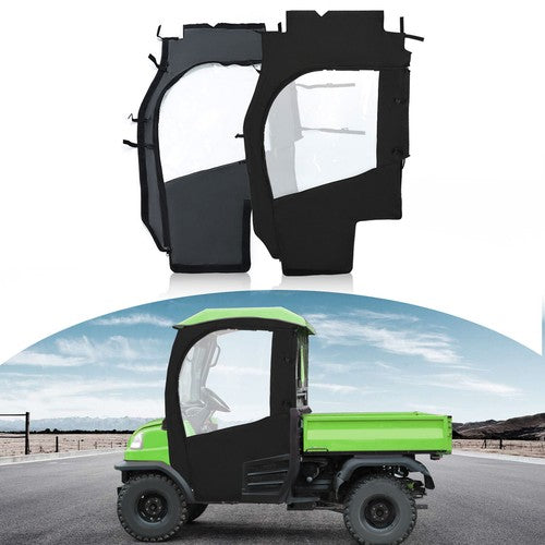 Solid Spare Left & Right Soft Door Enclosure Kit For Kubota RTV900 / RTV1120 / RTV1100 08-14