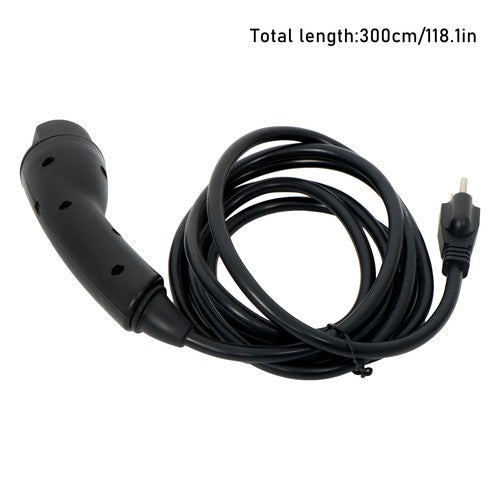 Solid Spare Fits For Evolution ICON Golf Carts Charging Power Cord Assembly Black