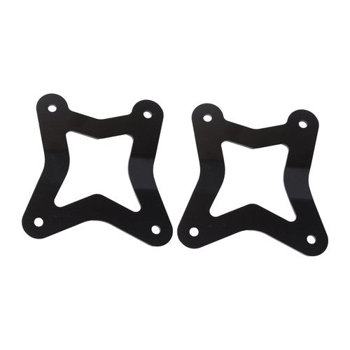 Solid Spare High Clearance Boxed Rear Radius Arms for Polaris RZR XP 1000 - Black